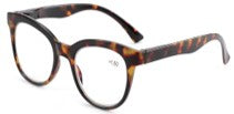 Brown golden eye glass frame (2) - SpecSMART